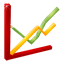 ícone dados estatísticos