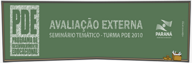 Logo seminário temático PDE turma 2010