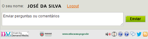 Instrues para se logar na Hora Atividade Interativa