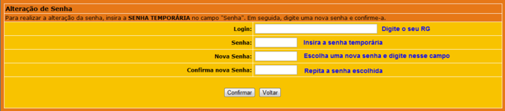 Redefinir Senha