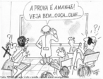 "O que  incluso?  a nossa capacidade de entender e reconhecer o outro e, assim, ter o privilgio de conviver e compartilhar com pessoas diferentes de ns. A educao inclusiva acolhe todas as pessoas, sem exceo.  para o estudante com deficincia fsica, para os que tm comprometimento mental, para os superdotados, para todas as minorias e para a criana que  discriminada por qualquer outro motivo. Costumo dizer que estar junto  se aglomerar no cinema, no nibus e at na sala de aula com pessoas que no conhecemos. J incluso  estar com,  interagir com o outro." Maria Teresa gler Mantoan, professora da Faculdade de Educao da Universidade Estadual de Campinas (UNICAMP)  Observao: O cartum abaixo  parte do livro "Viso e Reviso, Conceito e Pr-Conceito" e a autorizao do autor foi concedida para uso educacional. Para a utilizao comercial do mesmo, favor solicitar autorizao do autor atravs de e-mail:ricardoferraz33@gmail.com.