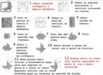 Transformar uma simples folha de papel numa flor, animal, balo ou qualquer outro objeto de forma tridimensional,  um momento mgico do origami, a milenar arte oriental da dobradura de papel. No origami  possvel se acrescentar som, movimento e volume e, com isto sua beleza ganha valor sendo enfocada como utilitrio: pssaros que batem asas, rs que saltam, uma vaso de forma inusitada ou qualquer outro objeto. Hoje o origami tem sido muito utilizado no ensino bsico da geometria. Esta arte tambm possibilita desenvolver a capacidade motora e criativa do indivduo.