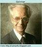 Burrhus Frederic Skinner (1904 -1990 ), psiclogo norte-mericano,  a expresso mais clebre do behaviorismo, que restringe seu estudo ao comportamento (behavior, em ingls), tomado como um conjunto de reaes dos organismos aos estmulos externos. O princpio do behaviorismo  que s  possvel teorizar e agir sobre o que  cientificamente observvel. 