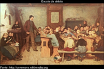 A escola da aldeia, em 1848, pintura de Albert Anker.